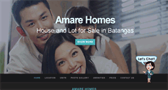 Desktop Screenshot of amarehomes.com